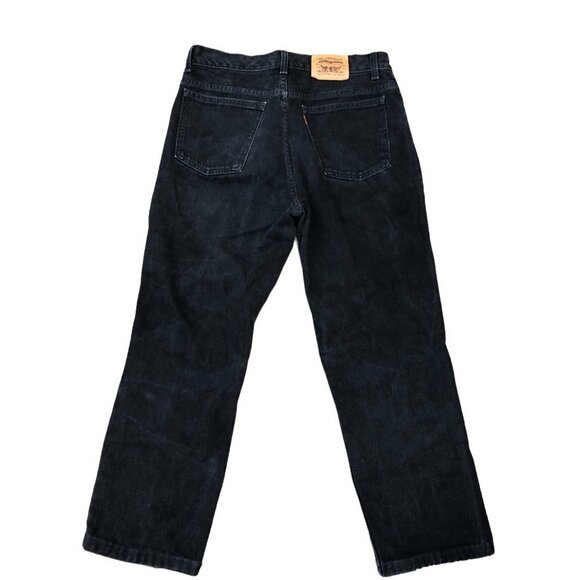 Vintage Levi Orange Tab Jeans Size 33 Black - Picture 6 of 12